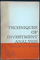Techniques of investment analysis (The Intext series in finance) 0700223835 Book Cover