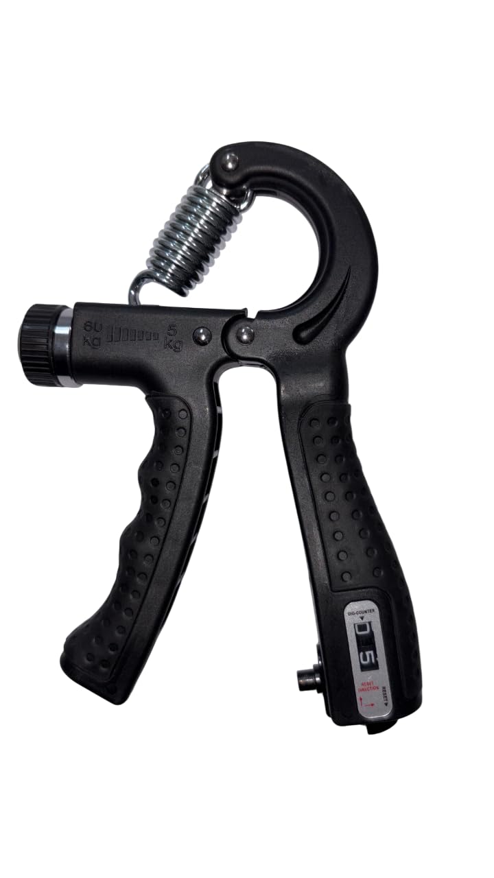 Plastic Professional Hand Grip Strengthener with Counter, Adjustable Resistance 5 to 60kg, Grip Strength Trainer for Muscle Building, Forearm Exerciser-image-42