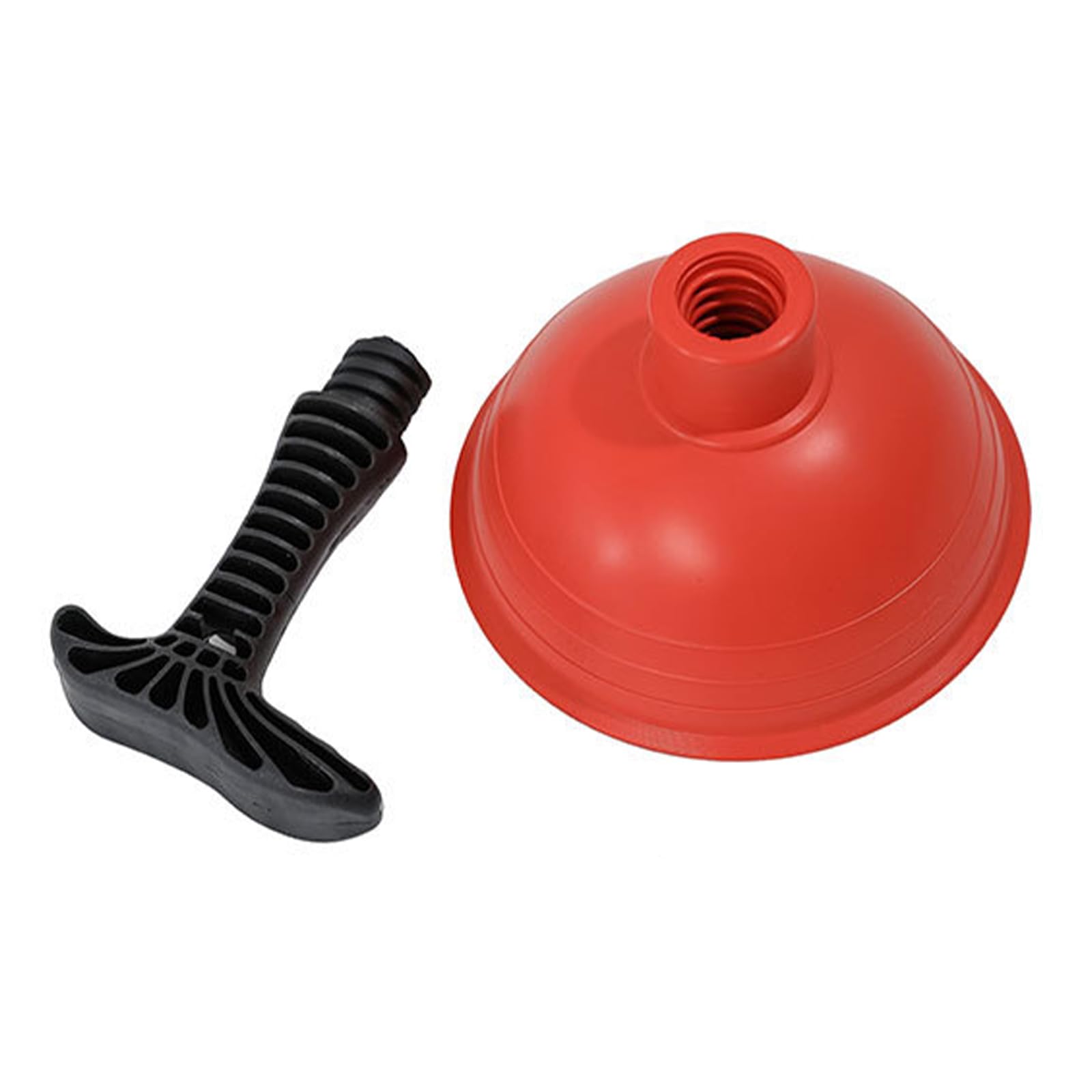 Kaeltsyn Compact Small Plunger Heavy Duty Rubber Cup Short Ergonomic Handle Powerful Suction for Unclogging Sink Tub Shower Drains Drain Unclogger