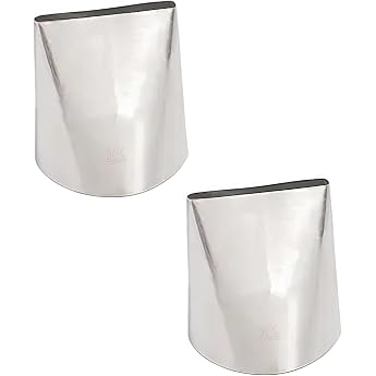 2 x Large Cake Decorating Nozzles Crumb Coatings for Cake Decorating Decorating Tools Icing Piping Nozzles #201