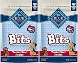 Blue 2 Pack of Tender Beef Recipe Bits Dog Treats, 4 Ounces Each