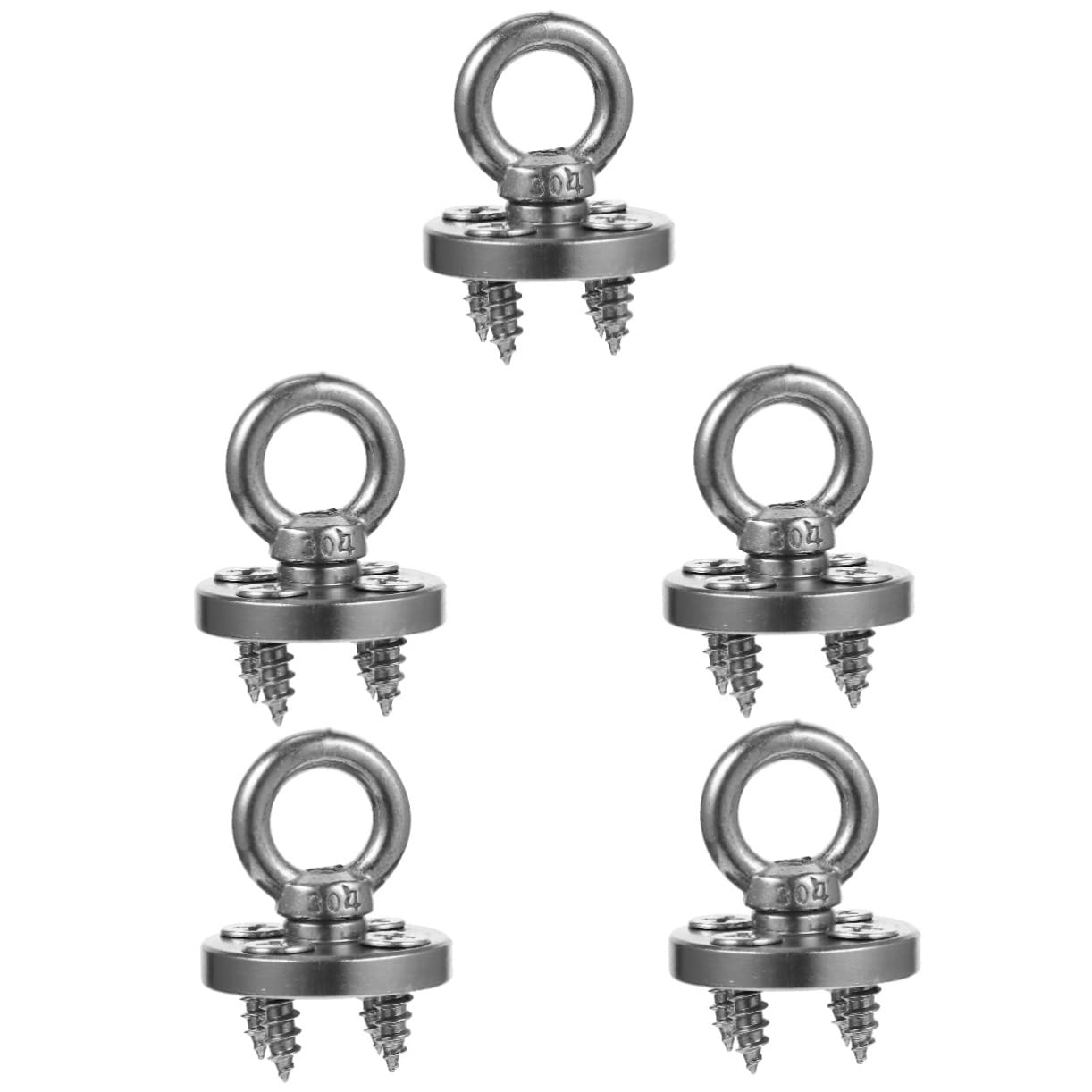 5 pièces pour boîte de accessoire multifonction avec anneau pliable noir