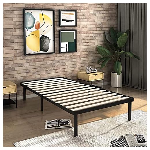 IZTOSS Sommier 90x190cm Sommiers à Lattes avec 6 Pieds pour Adulte - Cadre de Lit 90x190 avec Sommier (90x190-6 Pieds)