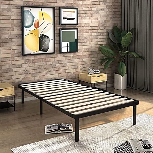 IZTOSS Sommier 90x190cm Sommiers à Lattes avec 6 Pieds pour Adulte - Cadre de Lit 90x190 avec Sommier (90x190-6 Pieds)