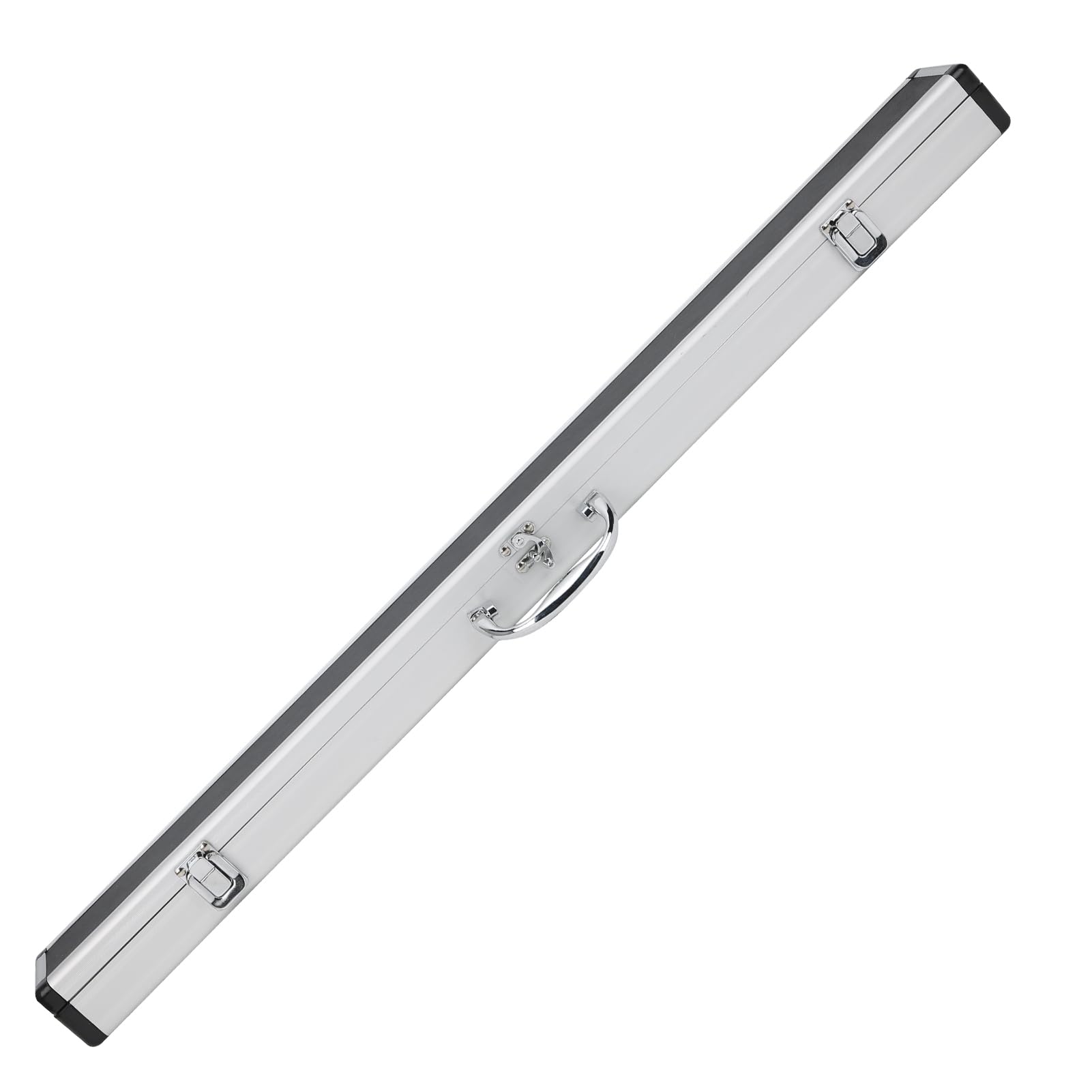 1/2 Custodia per Stecca da Biliardo, 81 X 7,5 X 5 CM Contiene 2 Stecche da Biliardo, Maniglia Retrattile per Una Facile Trasportabilità, Rivestimento in Schiuma Morbida