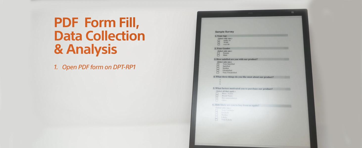 Amazon.com: Sony DPT-RP1/B 13” Digital Paper, Black : Electronics