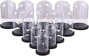 Amazon.co.jp: 透明ガラスドーム フィギュアケース 木質ベース