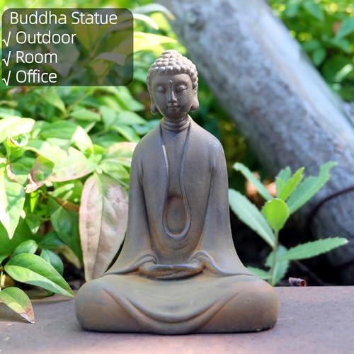 Estatua de Buda de Metal para Decoración y Meditación miniatura 5