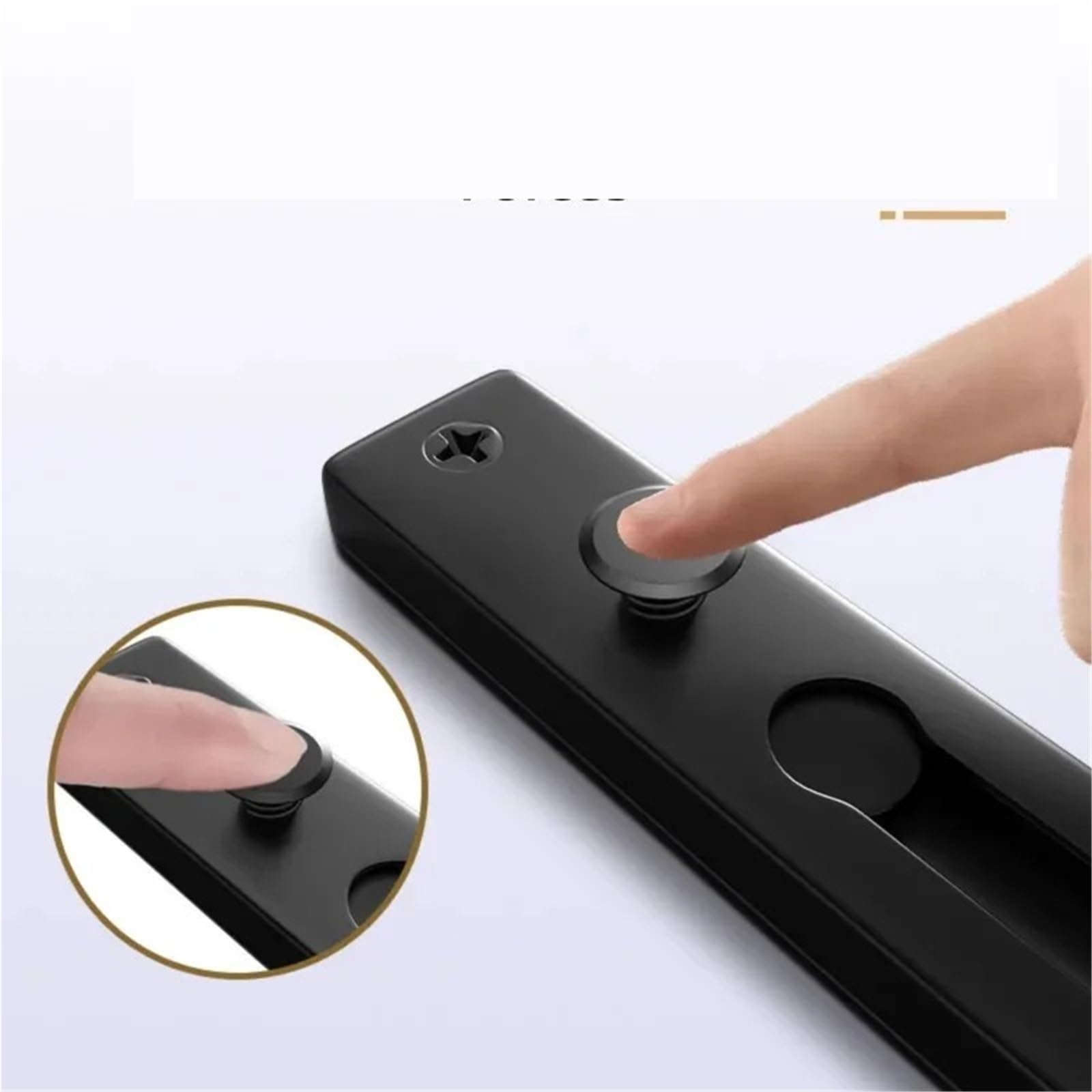 Serrure de chaîne porte en acier inoxydable, 2 pièces, garde-chaîne sécurité avec serrure à ressort, loquet poli robuste vis Pour Porte(Gold)
