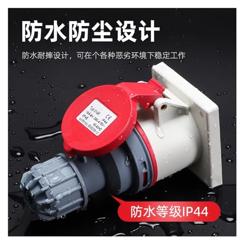 Connecteur industriel pour alimentation de machines triphasées d'atelier - 3