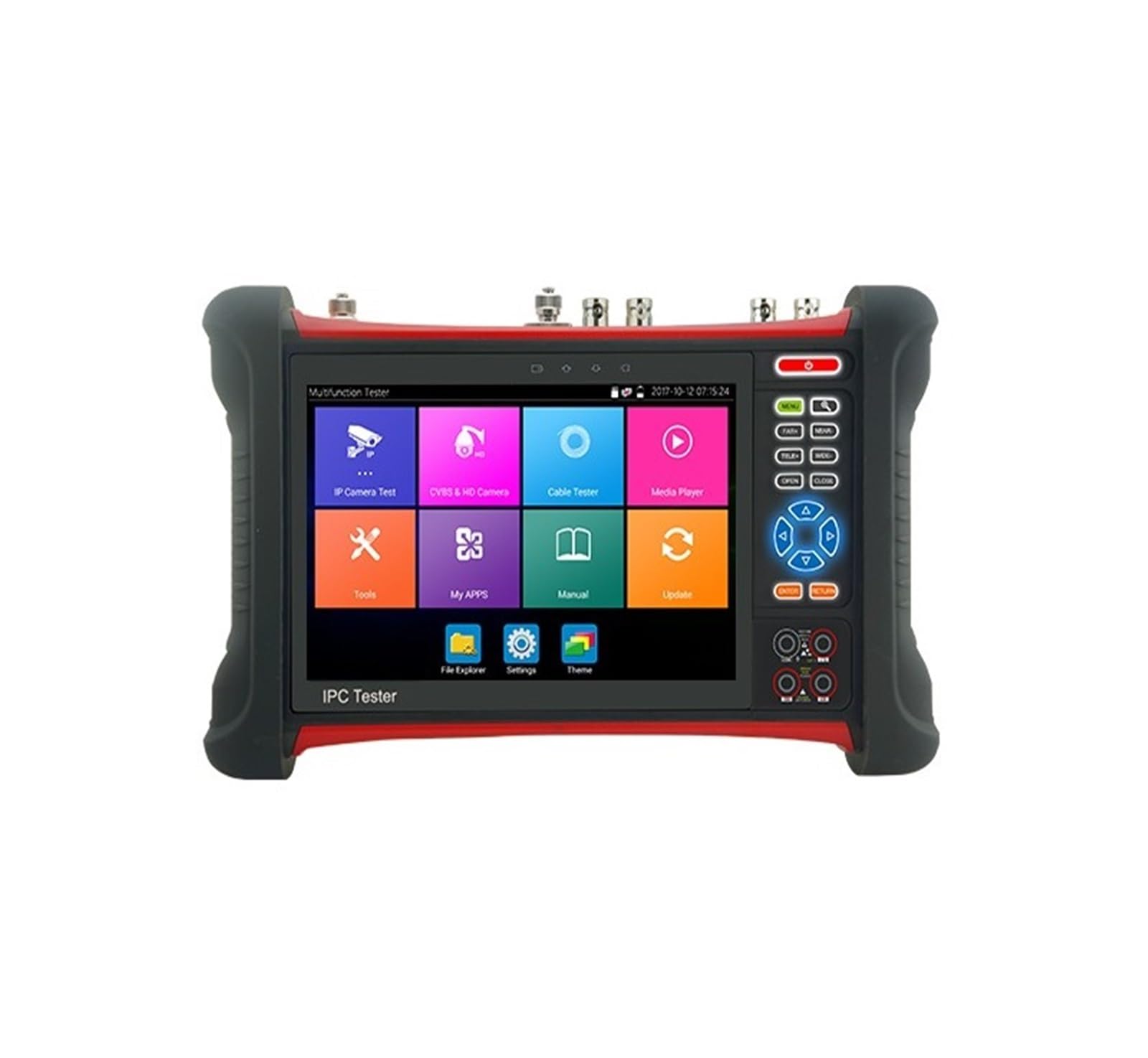 X7-MOVTADHS Tester Telecamera Analogica IP Monitor CCTV Da 8 MP Con Analogico + LP + AHD + CVI + TVI + SDI Multifunzione 6 In 1 Prova di rete