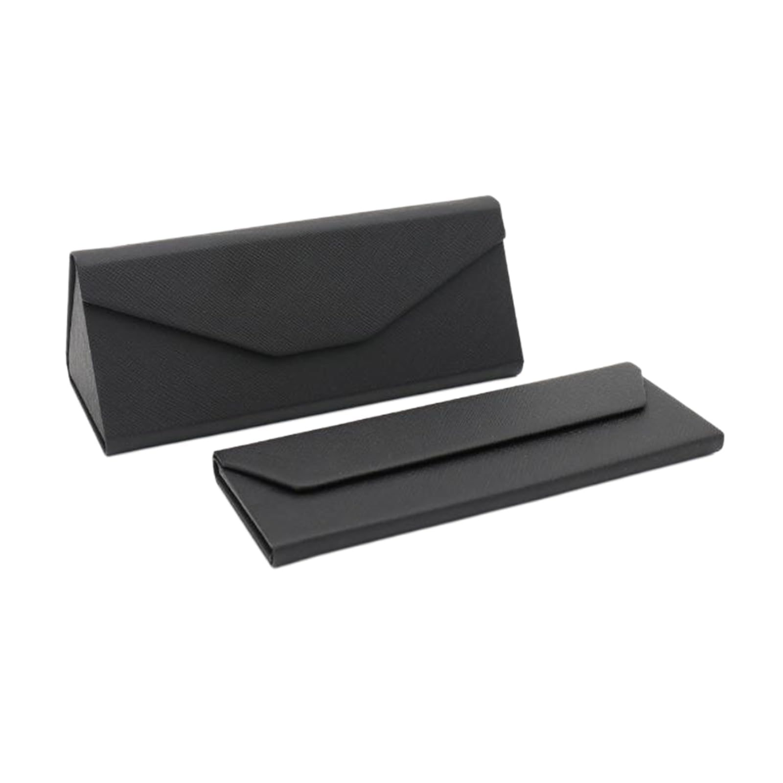 Real Sic Glasses Case for Men and Women - Magnetic Folding Hard Shell Sunglass Holder - Inspired by Solid Color