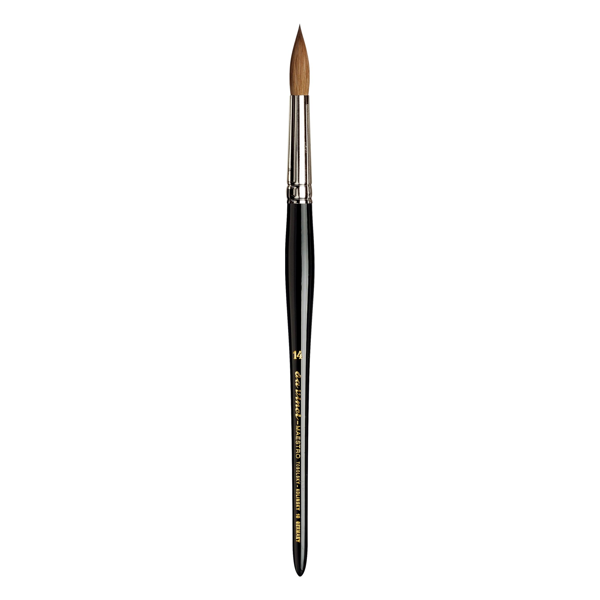 da Vinci Watercolor Series 10 Maestro Paint Brush, Round Kolinsky Red Sable, Size 14