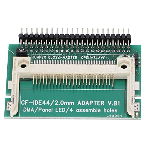 Tomantery IDE-Konverter-Adapter, Plug-Play-44-Pin-Riser-Karte, CF auf Notebook für Hochgeschwindigkeits-Speicherlösung
