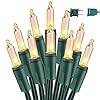 Brizlabs clear christmas lights outdoor 300 count 696ft incandescent christmas lights connectable warm white string lights ul certified xmas mini lights green wire for indoor tree holiday party decor  urban country home decor