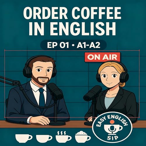 EP01:Order coffee in English — A1 to A2, let’s go! cover art