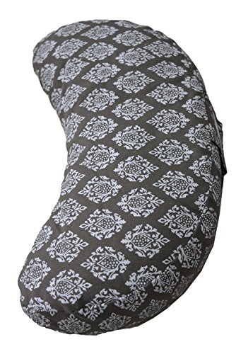 Tvamm Lifestyle Halbmond Zafu Yoga, Meditationskissen (42 x 20 x 12 cm) (Vidya) Cover