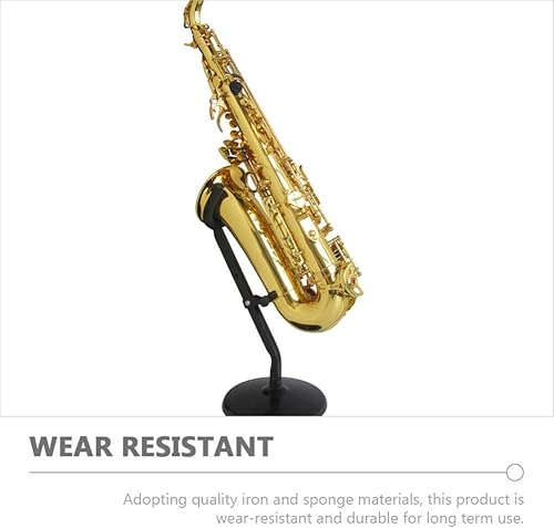 Miniatura 2 de SUPVOX Soporte de escritorio para saxofón, soporte para bajos, accesorios de escritorio, soporte de exhibición para saxofón, soporte de pared para