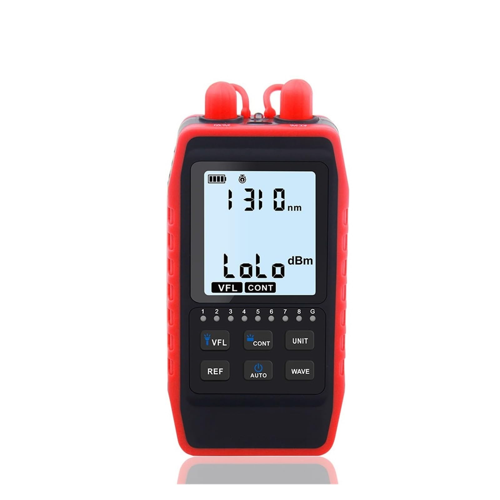 Tester światłowodów, NF-908L Miernik Mocy Światłowodu VFL REF FC SC ST -60 ~ + 8dbm Lokalizator Uszkodzeń Wizualnych Test Kabla Sieciowego Tester Usterek Optycznych