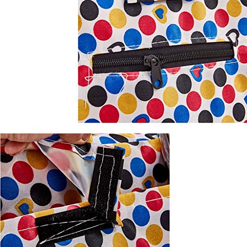 Einkaufstrolley Einkaufstrolley Faltbarer Einkaufskorb Faltbarer Einkaufskorb Faltbare Wäsche Zugwagen mit Rollen… – Bild 8