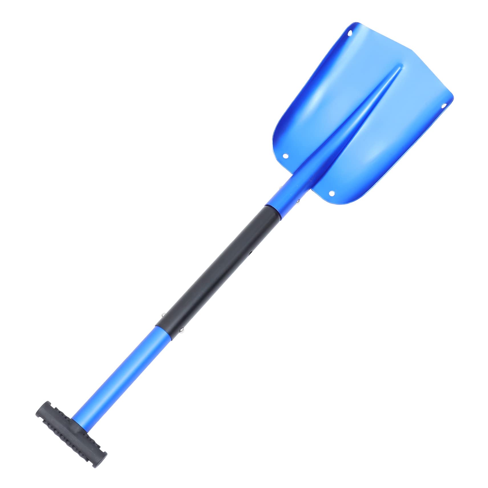 Pala da Neve Antiscivolo Manico Ergonomico in Lega di Alluminio, Pala Multiuso per Auto, Giardino e Emergenza Invernale