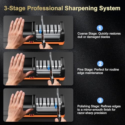 Generic 3-Stage Electric Diamond Knife Sharpener (AC-powered, ~$60) — view 7