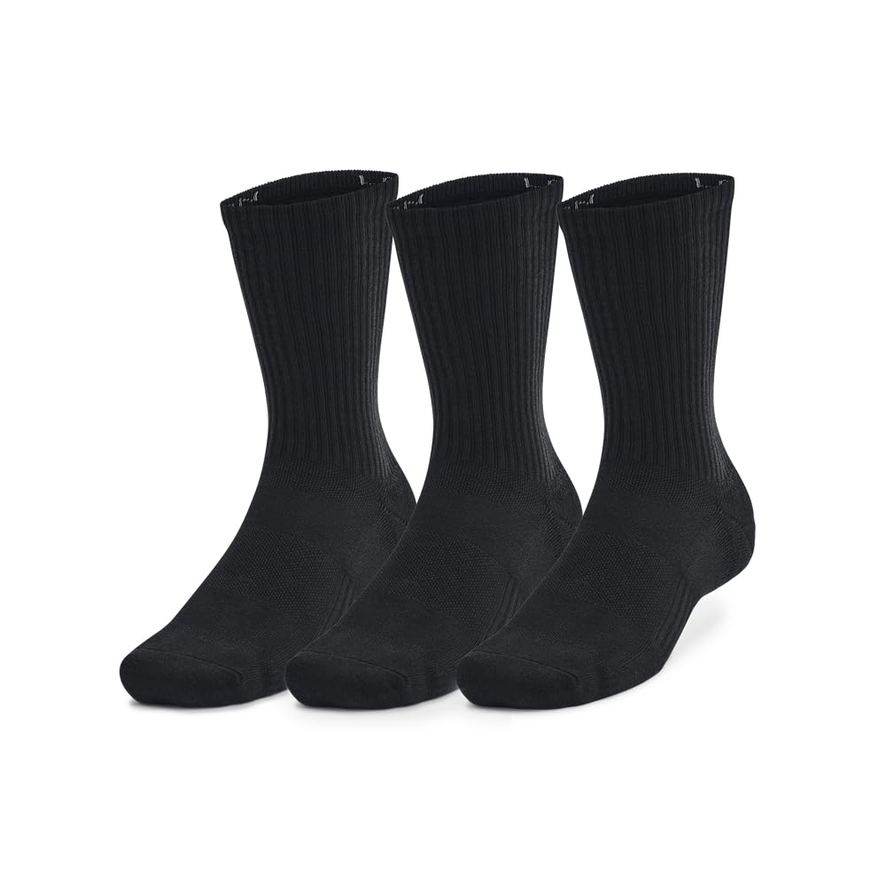 Under Armour Unisex-Adult Training Cotton Crew Socks 3 Pack
