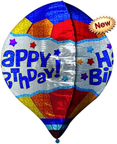 28 Inch Hot Air Birthday Balloon 3D Balloon
