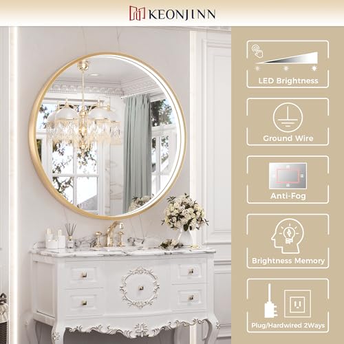 Luxury Bathroom Mirror Defogger LED