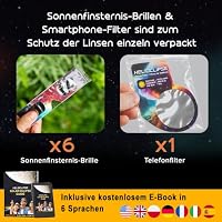 Helioclipse 6 Sonnenfinsternis Brille ISO 12312-2 Brillen Sonnenfinsternis – Ansicht 3