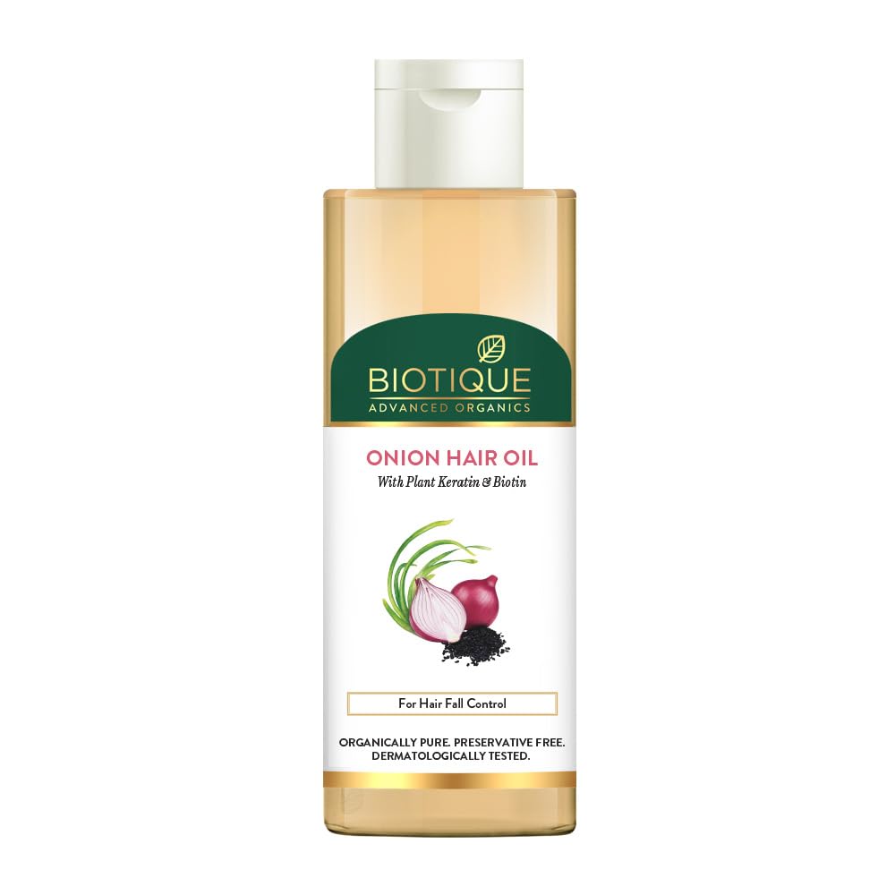 Biotique Onion Black Seed Hair Oil for Silky and Strong Hair, 200ml-picture-39