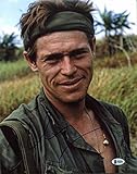 Willem Dafoe Platoon Authentic Signed 11x14 Photo Autographed BAS #F84597