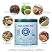 Blue Lotus Chai - Mint Flavor Masala Chai - Makes 100 Cups - 3 Ounce Masala Spiced Chai Powder with Organic Spices - Instant Indian Tea No Steeping - No Gluten