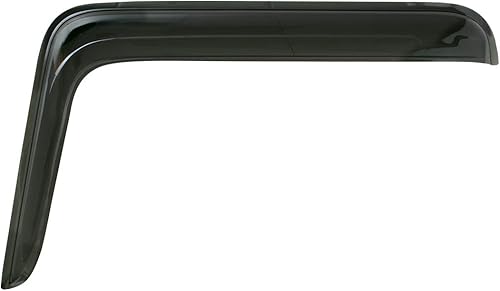 Miniatura 2 de Grand General 99973 - Deflector de ventilación de ventana lateral de plástico gris oscuro para Kenworth