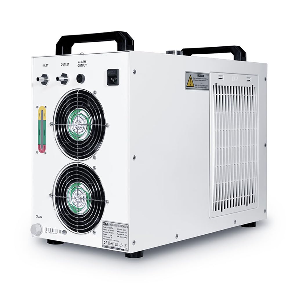 Industrial Water Chiller Cool 15W-30W Solid-State Laser or a Single 30W RF Laser CW-5200TI