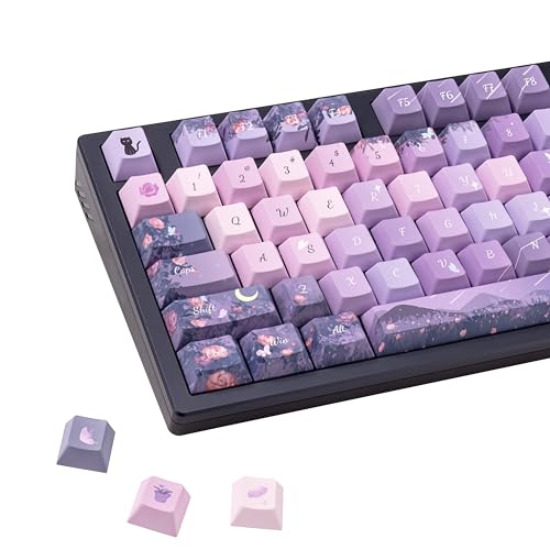 Touches en PBT anti-usure pour claviers mécaniques Dreamy Cherry Profile 130 touches