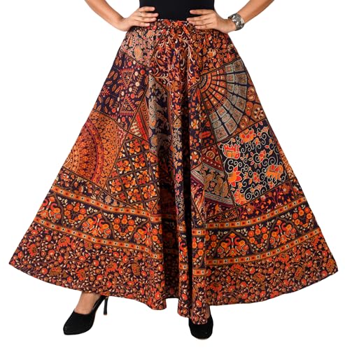 Image of Premium Cotton Skirt for Women with Pocket, Free Size