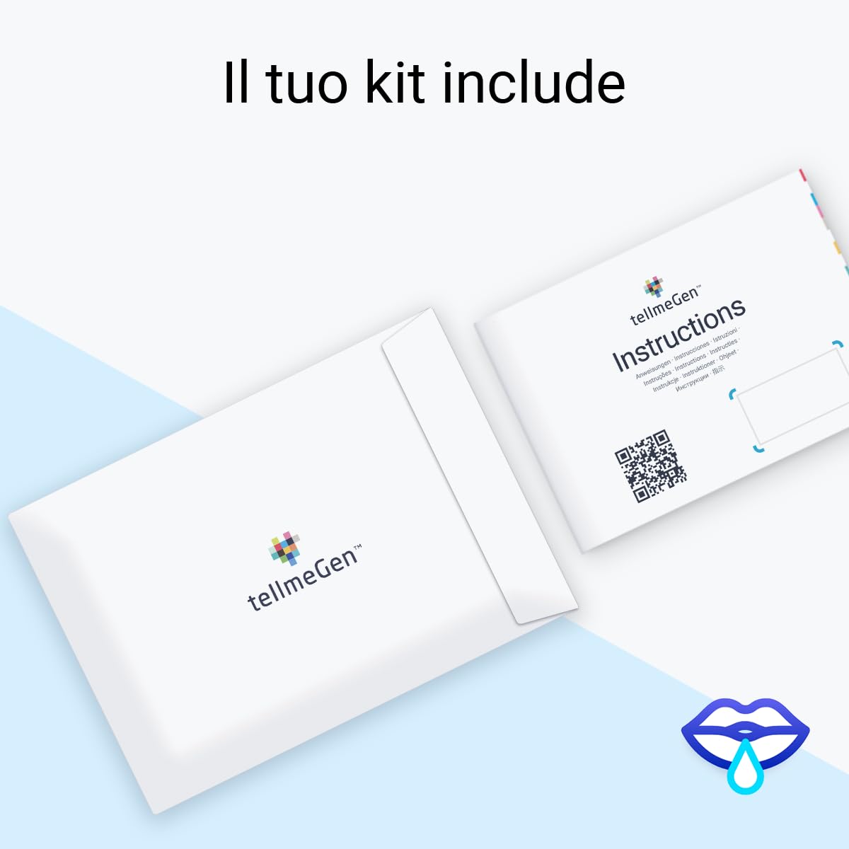 tellmeGen analisi genetiche Advanced (Salute + Antenati + Tratti + Wellness) 400 report aggiornati
