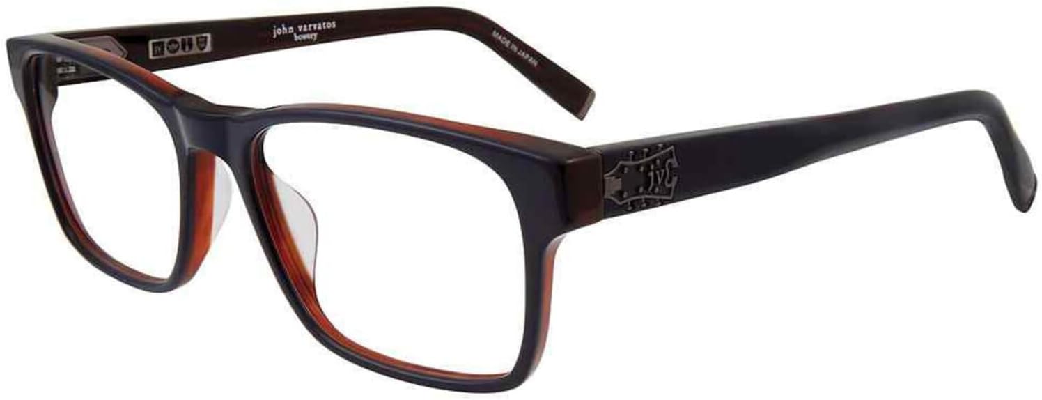 John Varvatos Sunglasses V 409 0nbr Navy/Brown 56mm