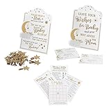 Lillian Rose Twinkle Little Star Baby Shower Game Set, Gold