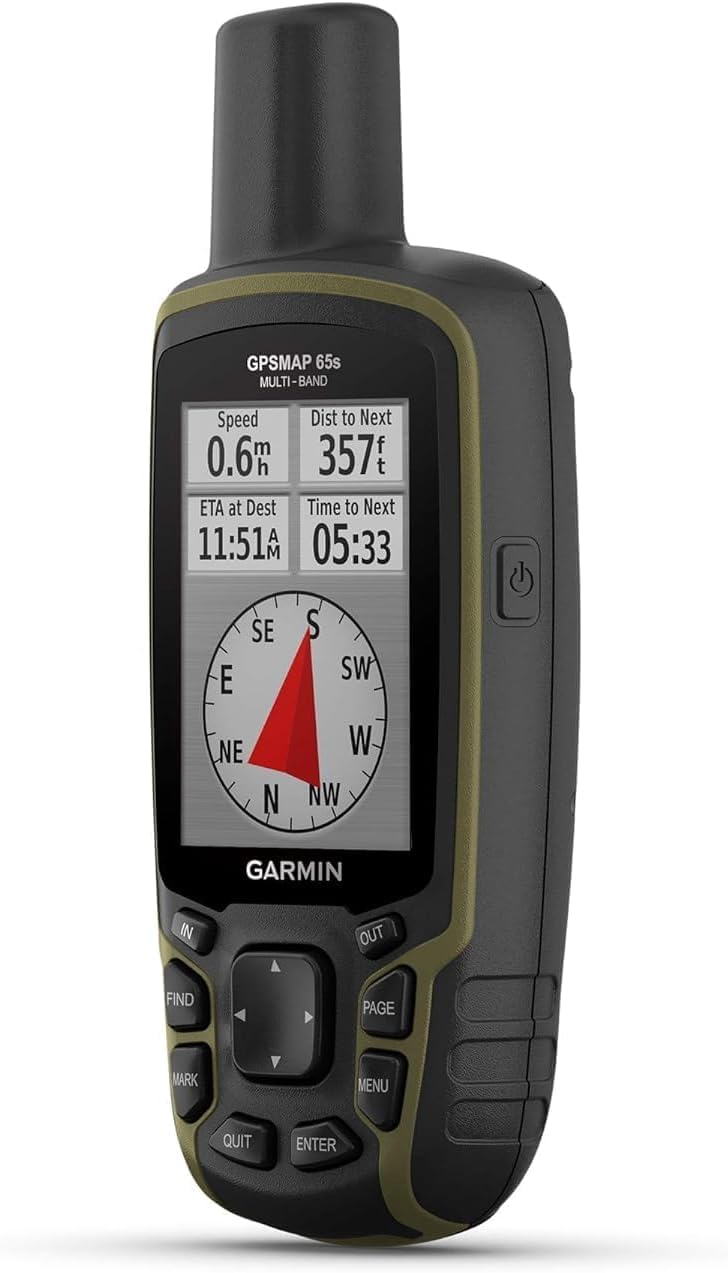 Garmin GPSMAP 65s localizzatore GPS Personale Nero 16 GB GPSMAP 65s, TFT, 6,6 cm (2.6"), 36 x 55 mm, 160 x 240 Pixel, 65536 Colori, 16 GB