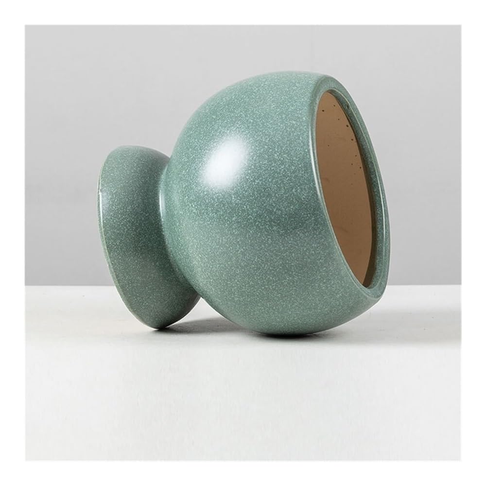 Doniczka, Ceramiczna doniczka z oświetleniem, luksusowa, kreatywna, do salonu, oddychająca