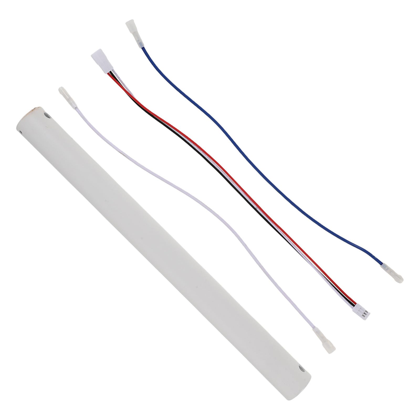 Barra de extensión de acero y aleación blanca para ventilador de techo