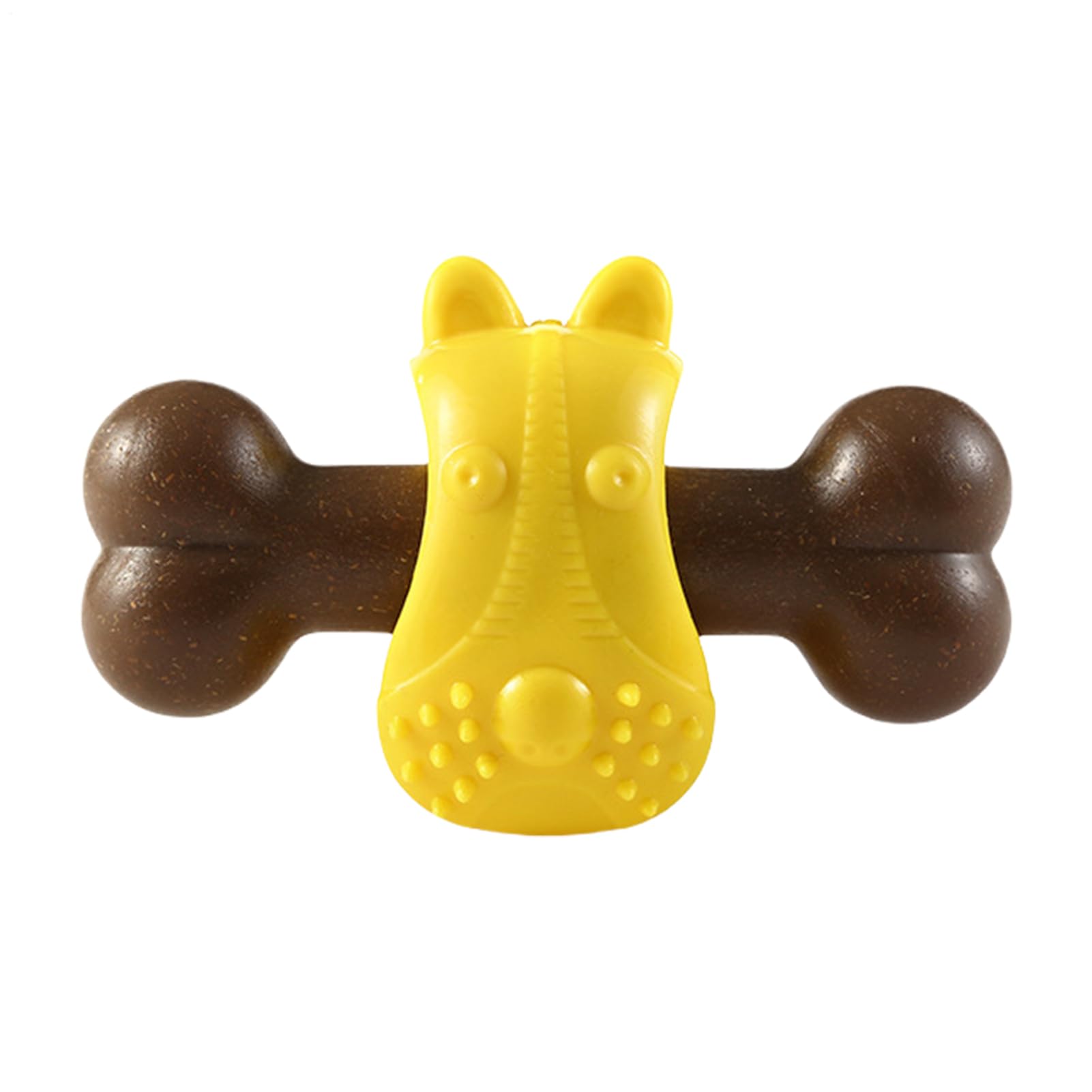Jouet interactif pour chien en forme d'os pour chiot et stimuler la mastication