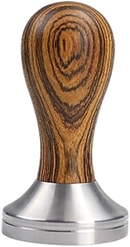 Coffee Tamper for Lelit 51mm 53mm 58.5mm 57mm Barista Tool Espresso Machine Accessories 49mm, Golden Sandalwood