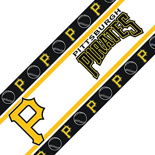 Sports Coverage MLB Pittsburgh Pirates Wall Border, 05 x 15, Multicolor