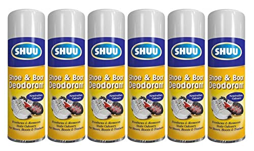 300ml Shoe & Boot Deodorant Spray Smell Remover for Foot Neutralizes Odor Sprays UK (6)