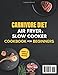 Carnivore Diet Air Fryer & Slow Cooker Cookbook for Beginners: Easy, Crispy & Tender Meat Recipes, 60-Day Meal Plan to Boost Your Energy & Shed Pounds!
