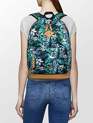 Image of Leaper Cute Backpack Laptop Backpack Canvas Travel Backpack for Women Backpack College Kawaii Bookbag Bags Casual Green