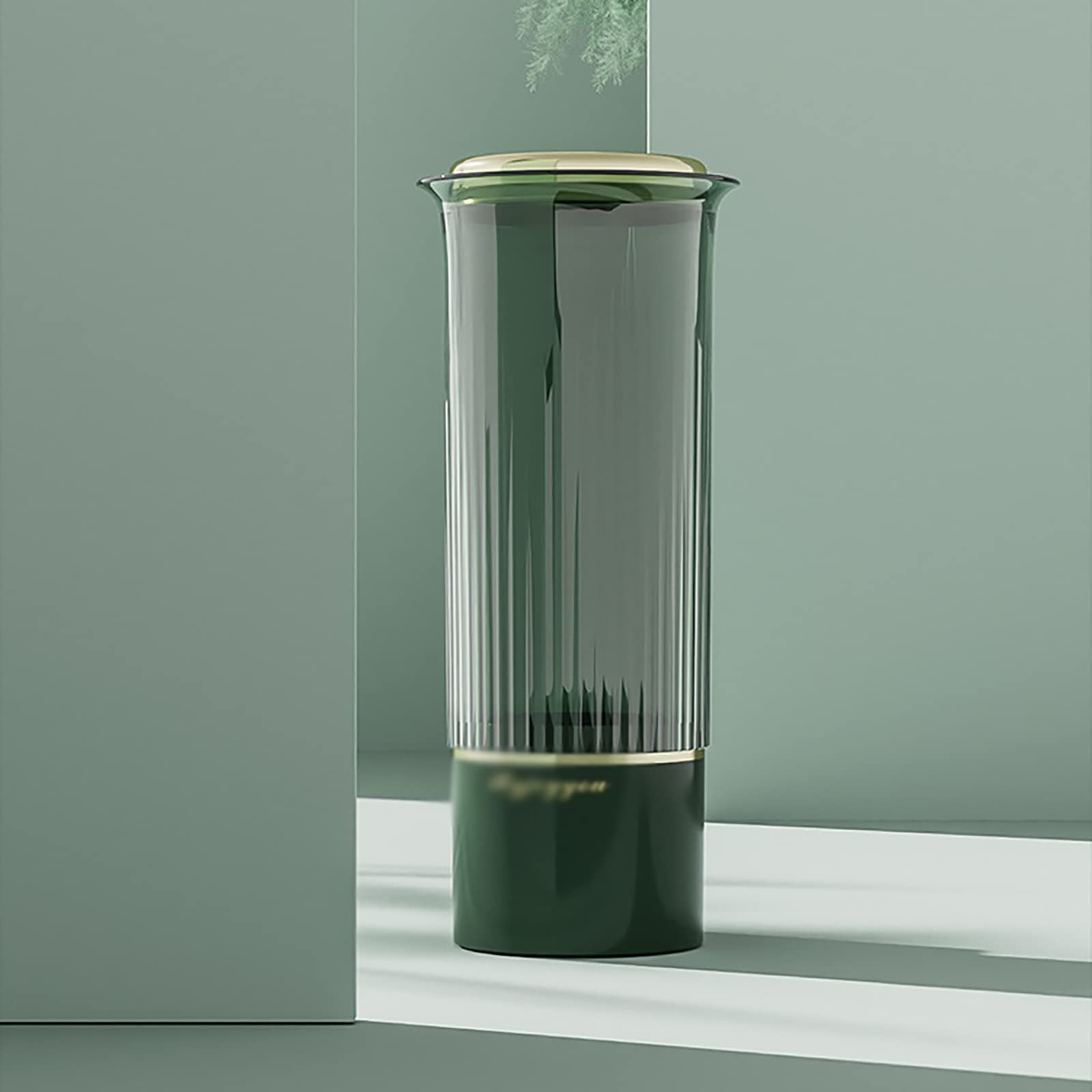 Bicchieri Verdi Plastica Dispenser Porta Bicchieri A Colonna - Distributore Murale Per Bicchieri Di Carta/plastica, Antipolvere Porta Bicchierini Da Caffè